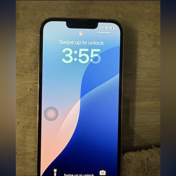 Apple Smartphone with Black Edges